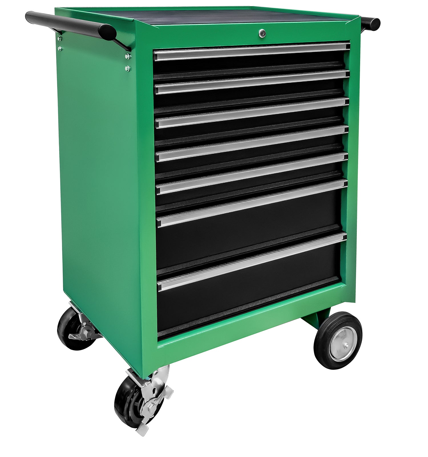 Workshop trolley equipped with tools