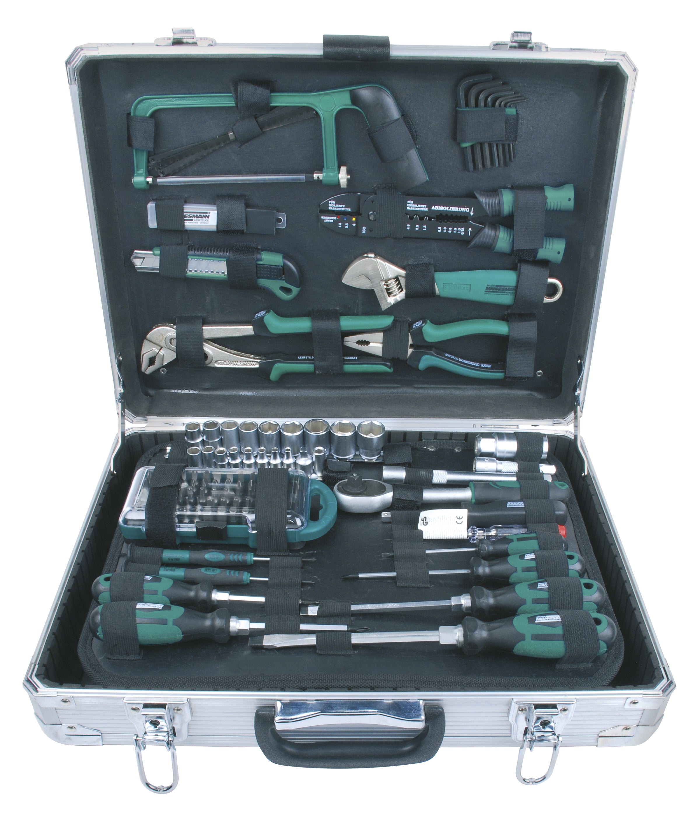 124 pieces Tool set in aluminum case