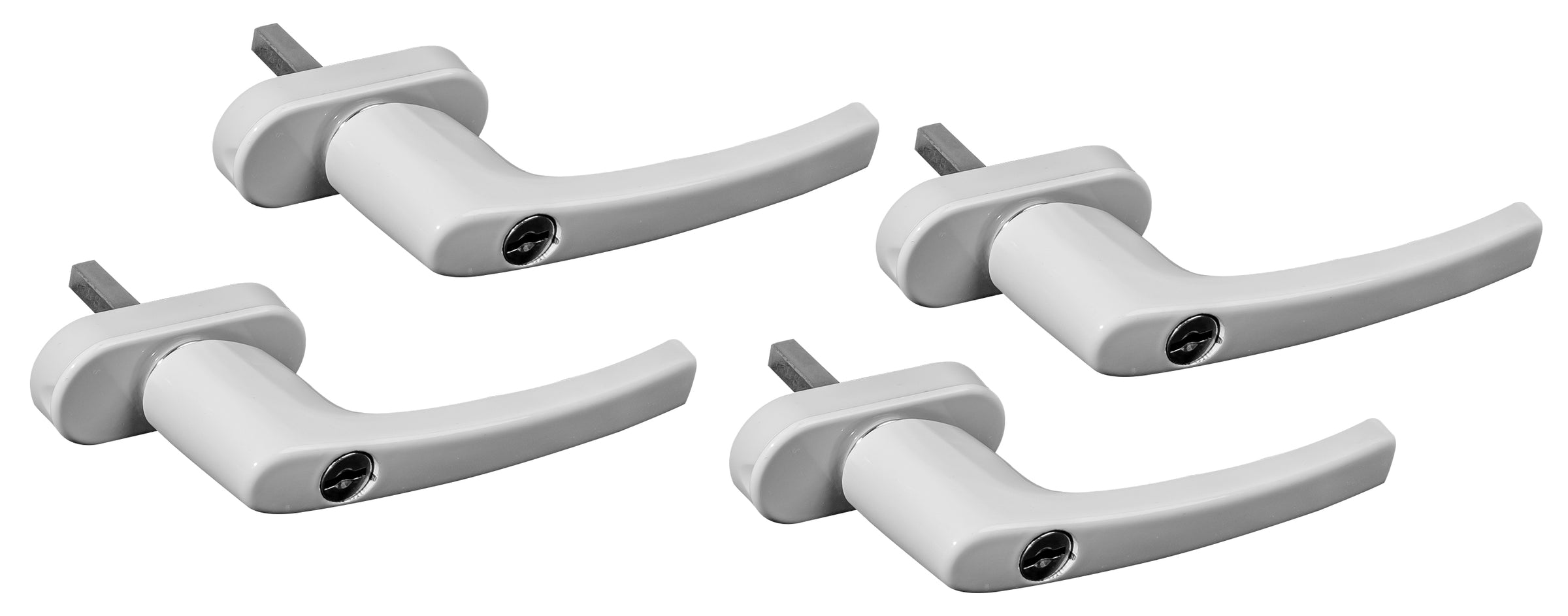 Safety window handles, 4 pieces