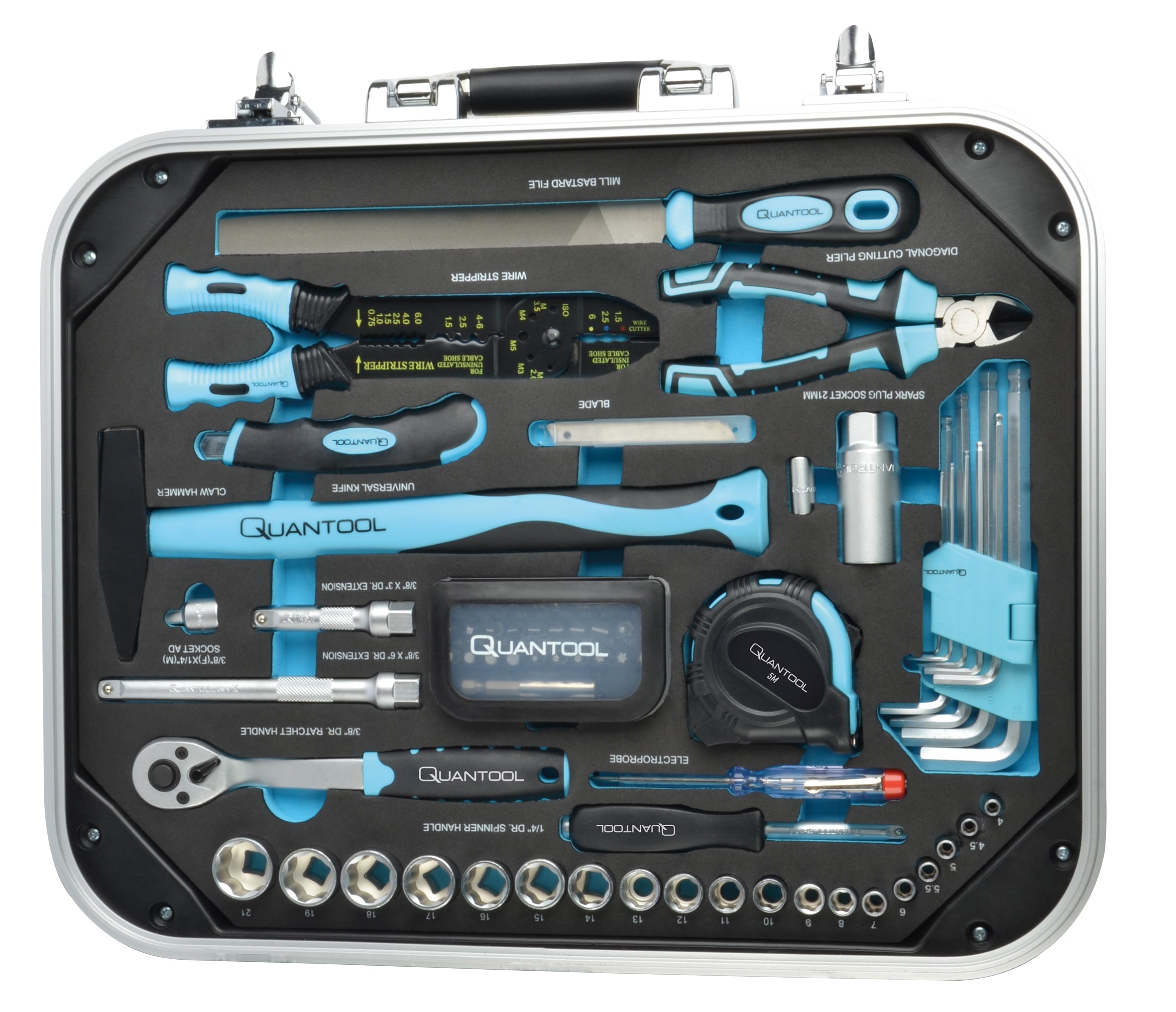 QUANTOOL - tool set, 110 pieces.