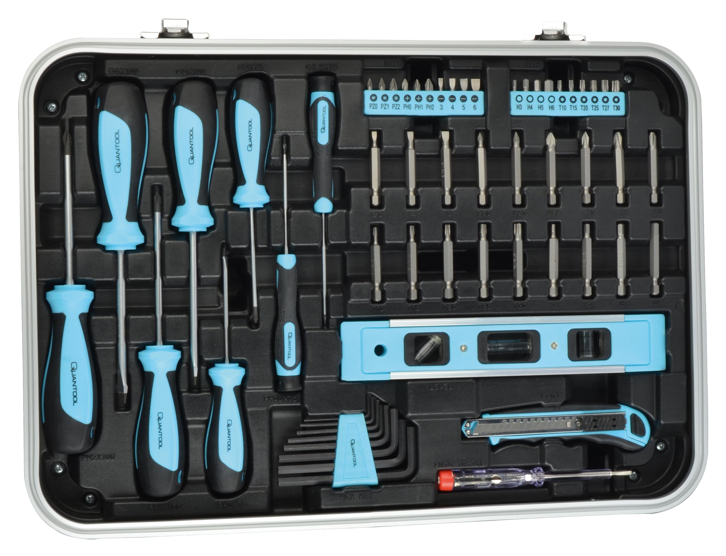 QUANTOOL - tool set, 98 pieces.